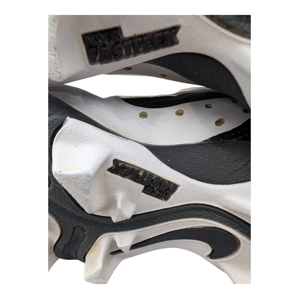 Nike Alpha Huarache‎ Fastpitch Baseball Cleats White Black DJ6525-101 Size 13C